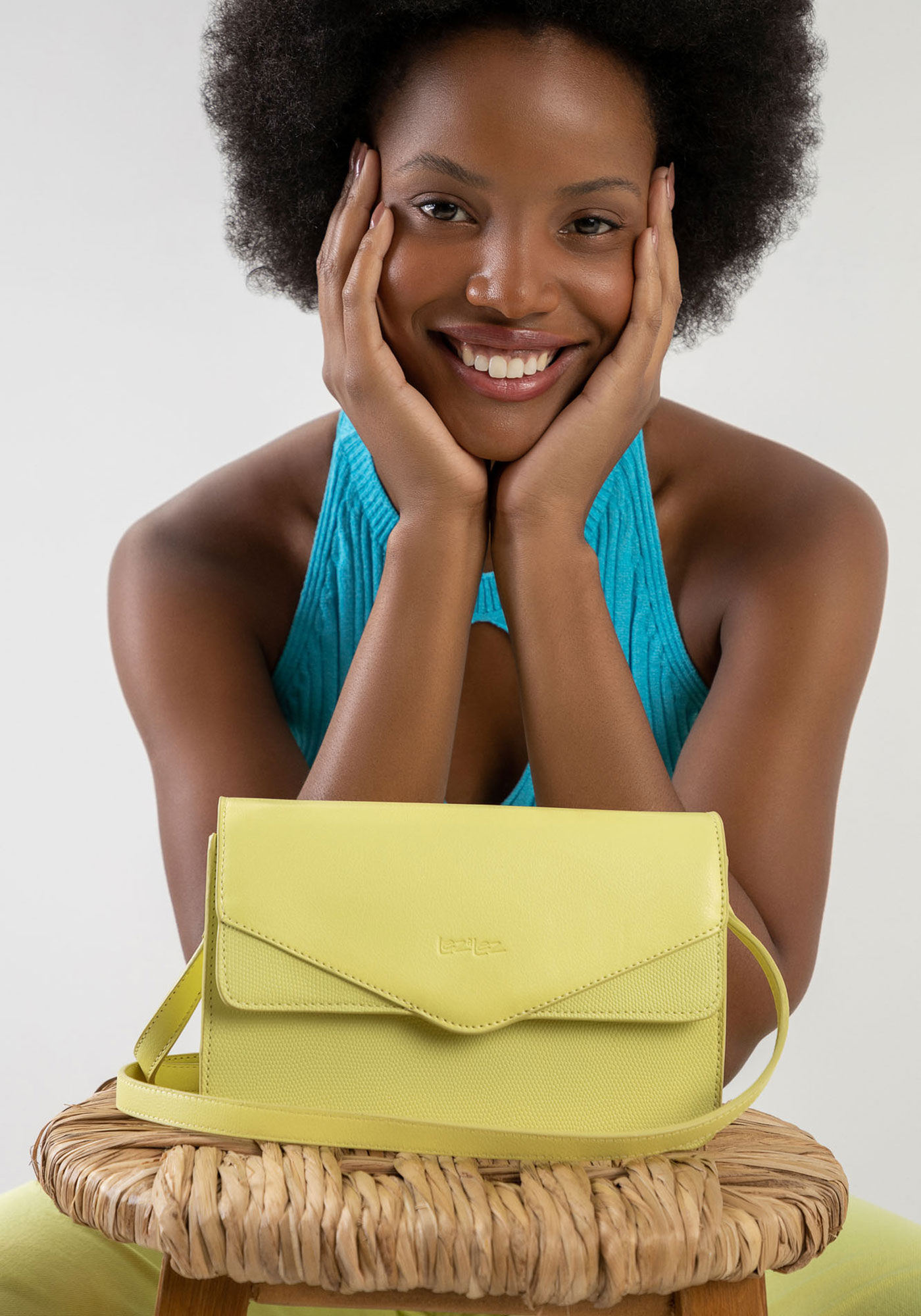 Bolsa Tiracolo Satchel com Detalhe, , large.