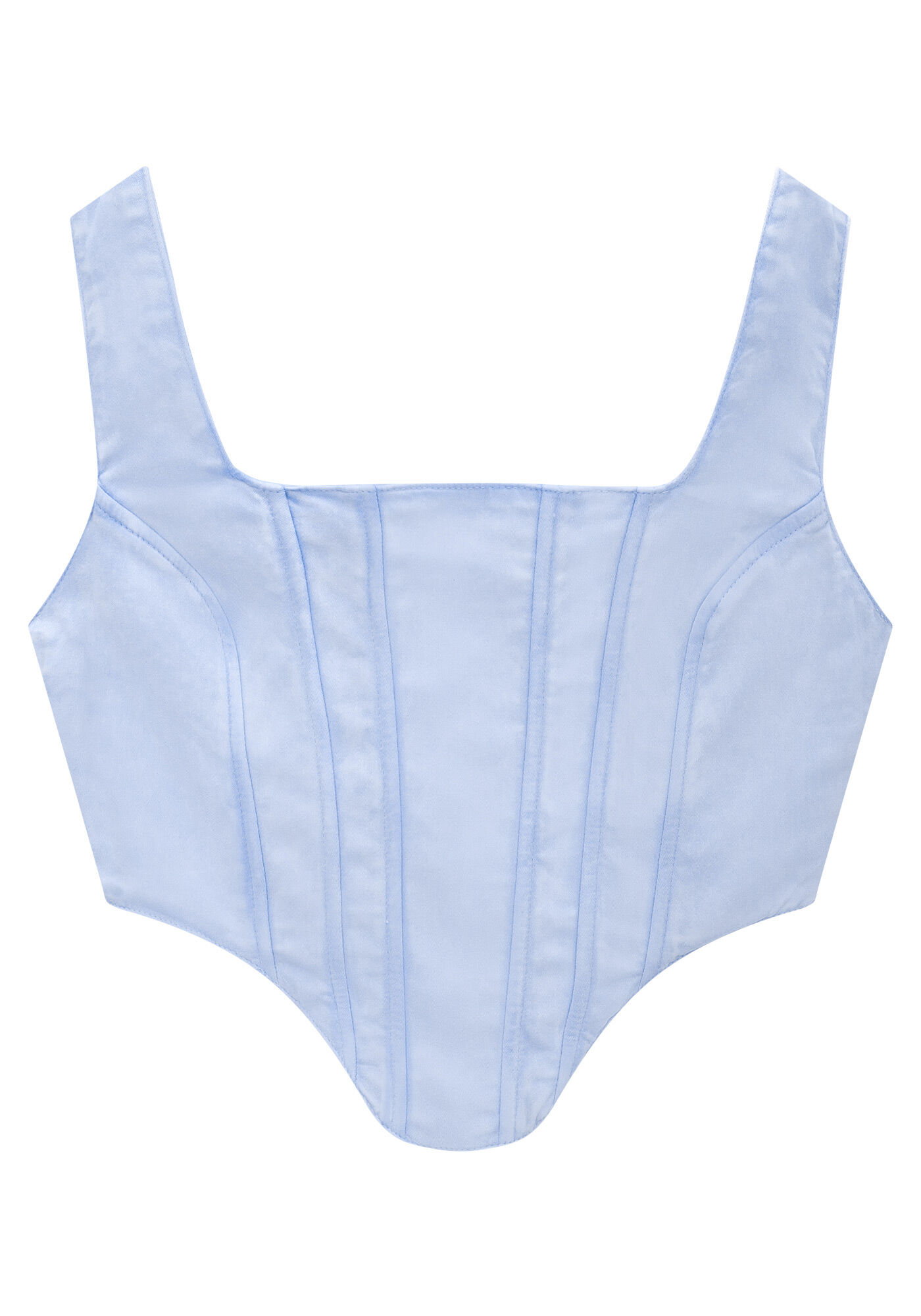 Blusa Sarja Cropped Corset, , large.