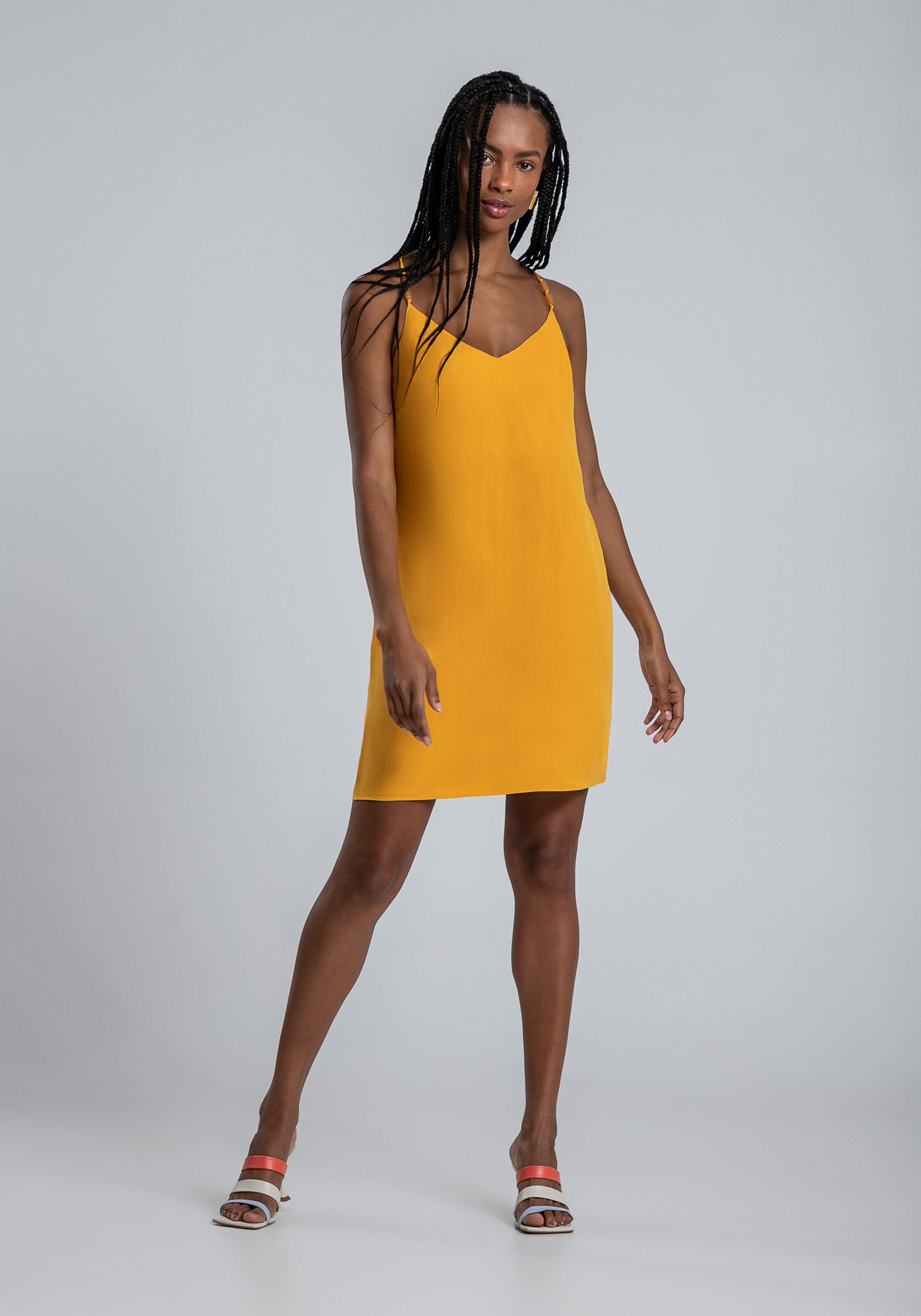 Vestido Curto Al&ccedil;as Cross Cores, , large.