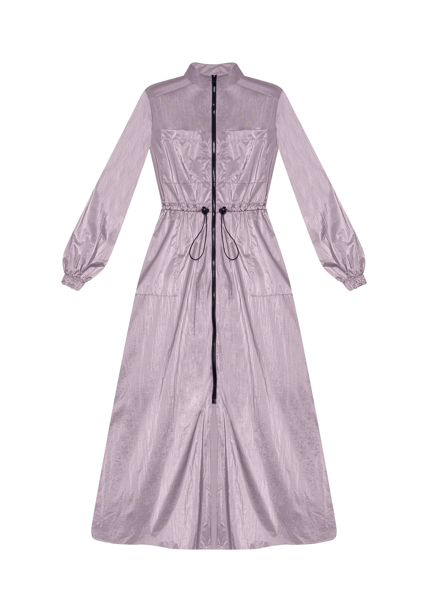 Vestido M&iacute;di Nylon Metalizado, , large.