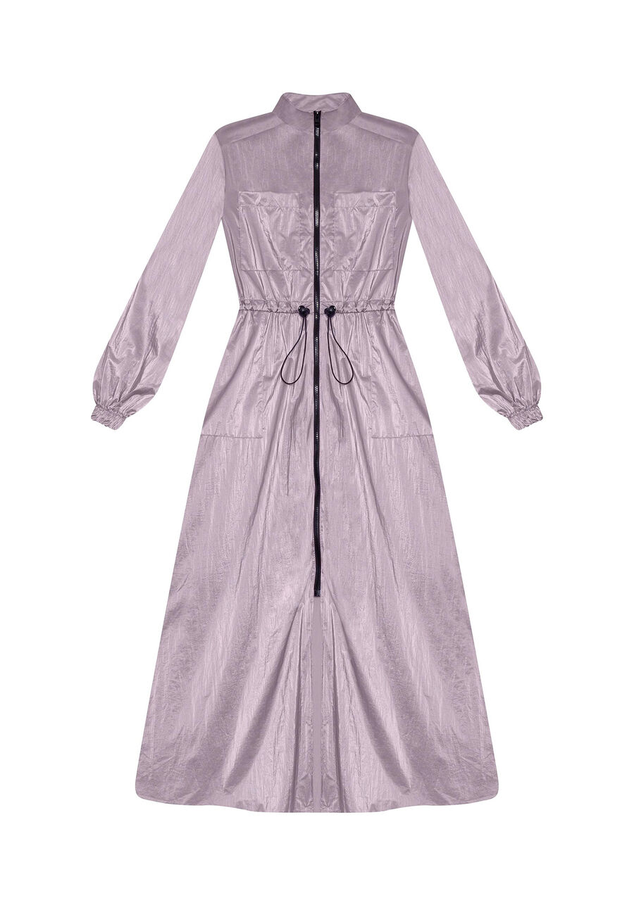 Vestido Mídi Nylon Metalizado, . Vestido Mídi Nylon Metalizado, , large.