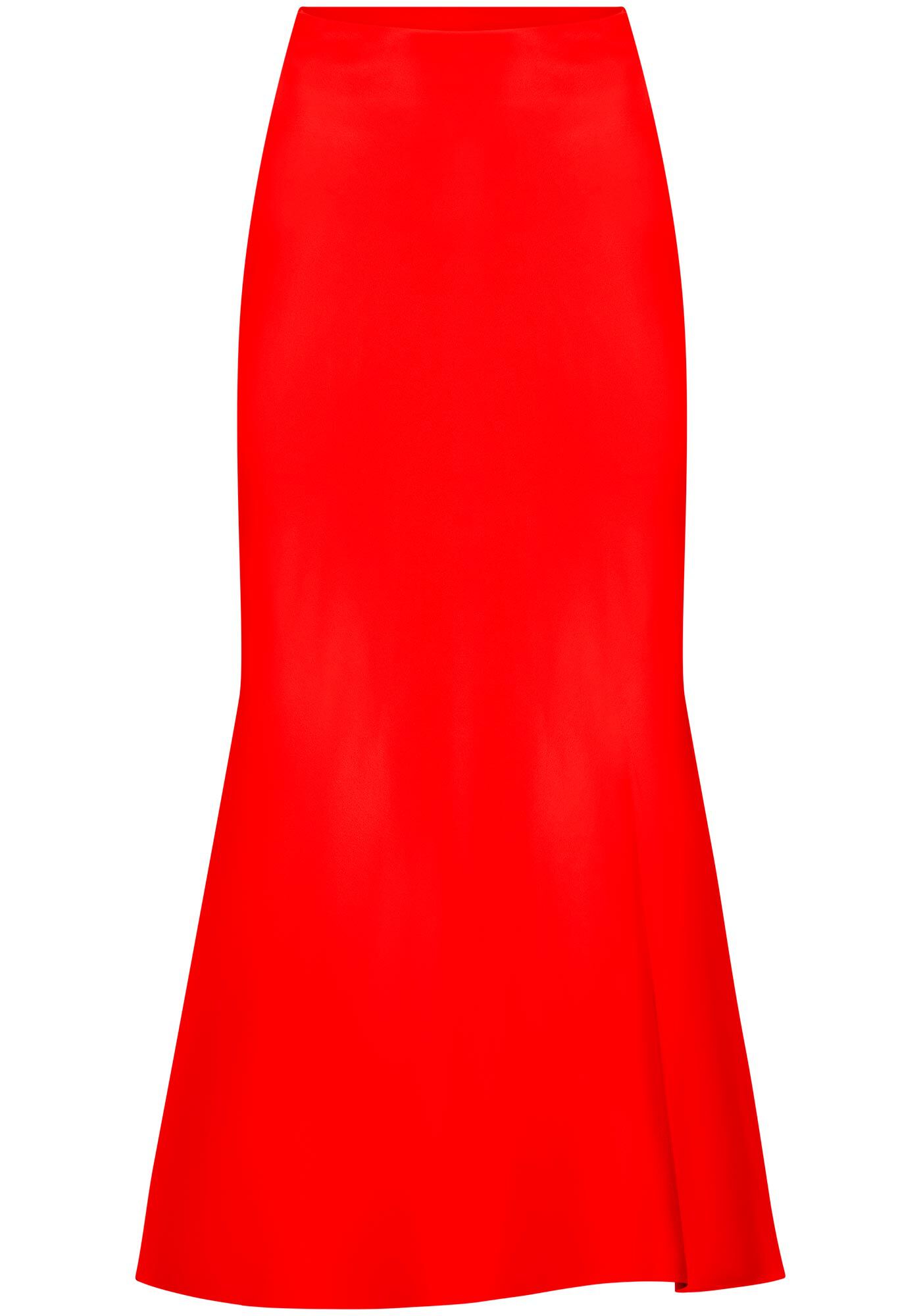 Saia Longa Minimal com Cintura Alta, , large.