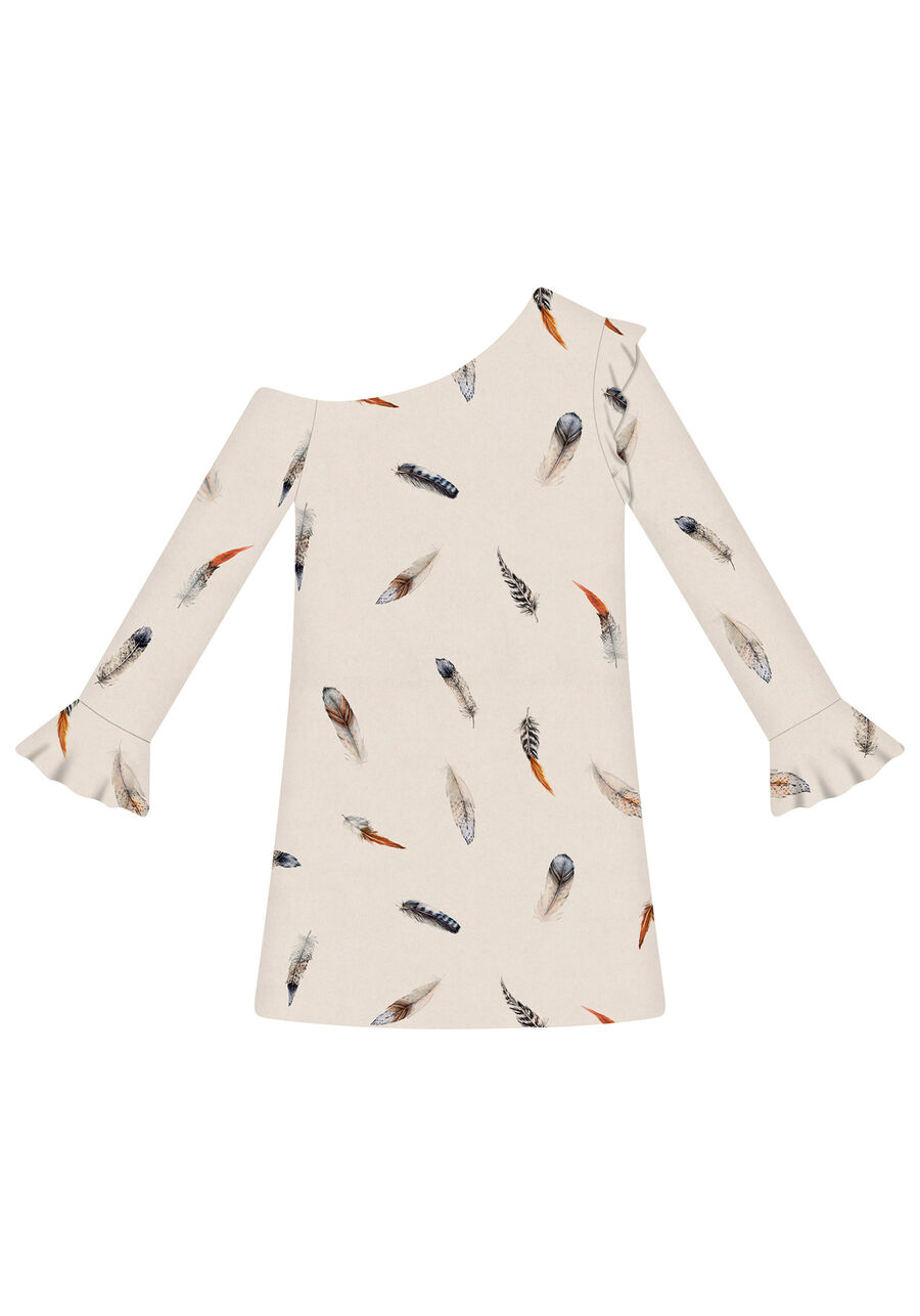 Vestido Manga Longa Ombro Só Tecido, . Vestido Manga Longa Ombro Só Tecido, , large.