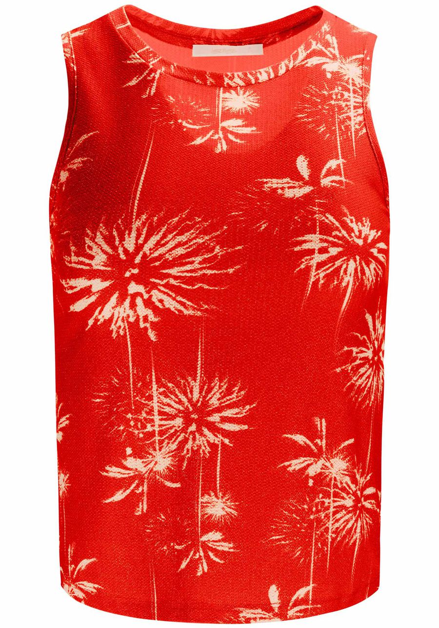 Regata Malha Lurex com Estampa, . Regata Malha Lurex com Estampa, , large.