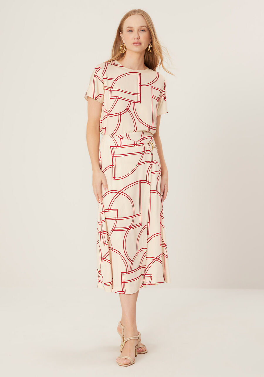 Saia Midi Chá Estampada Com Detalhe De Argolas, . Saia Midi Chá Estampada Com Detalhe De Argolas, , large.