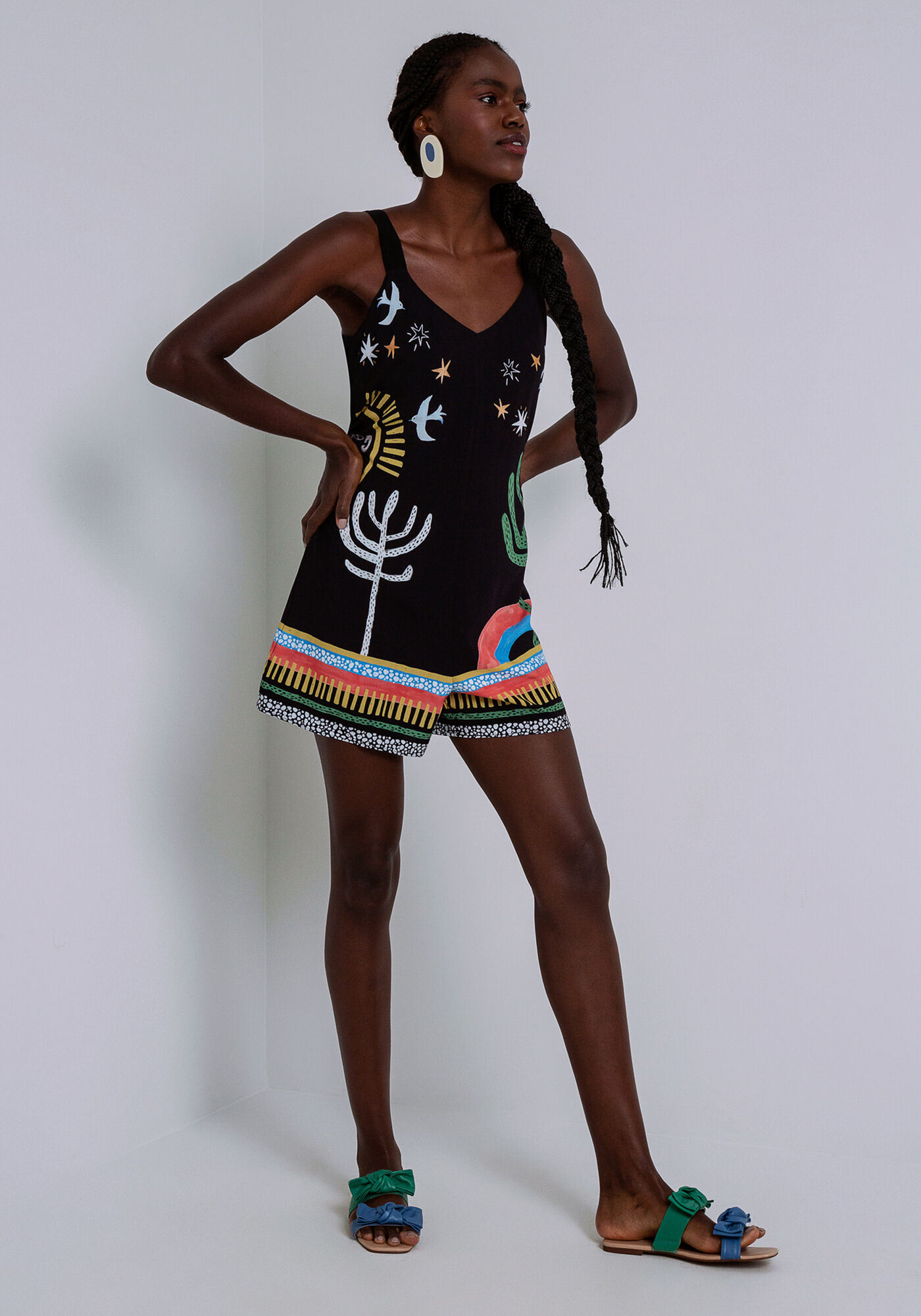 Macac&atilde;o com Al&ccedil;as em Viscose com Abertura Costas, , large.