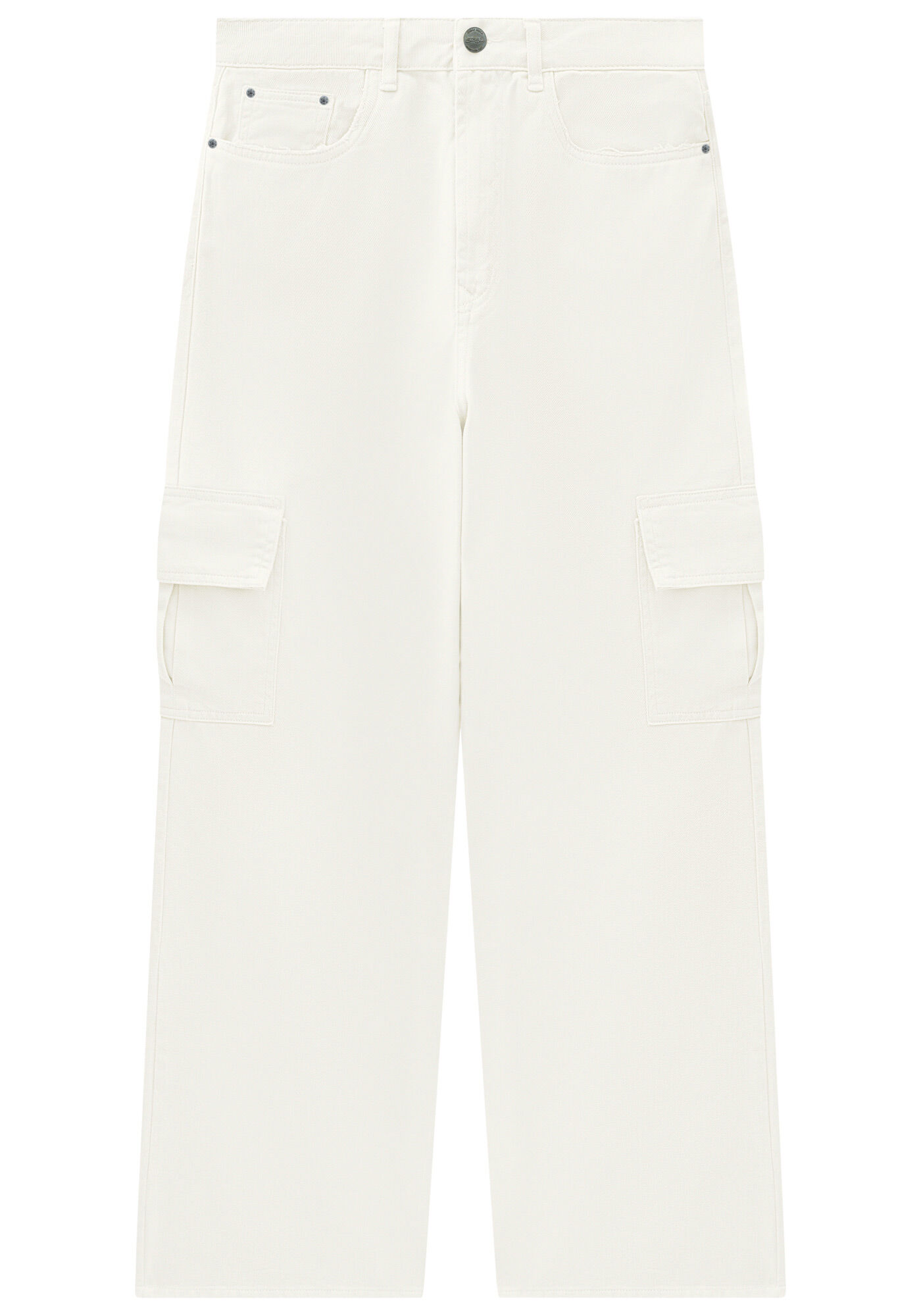 Cal&ccedil;a Sarja Wide Leg com Bolso Cargo, , large.