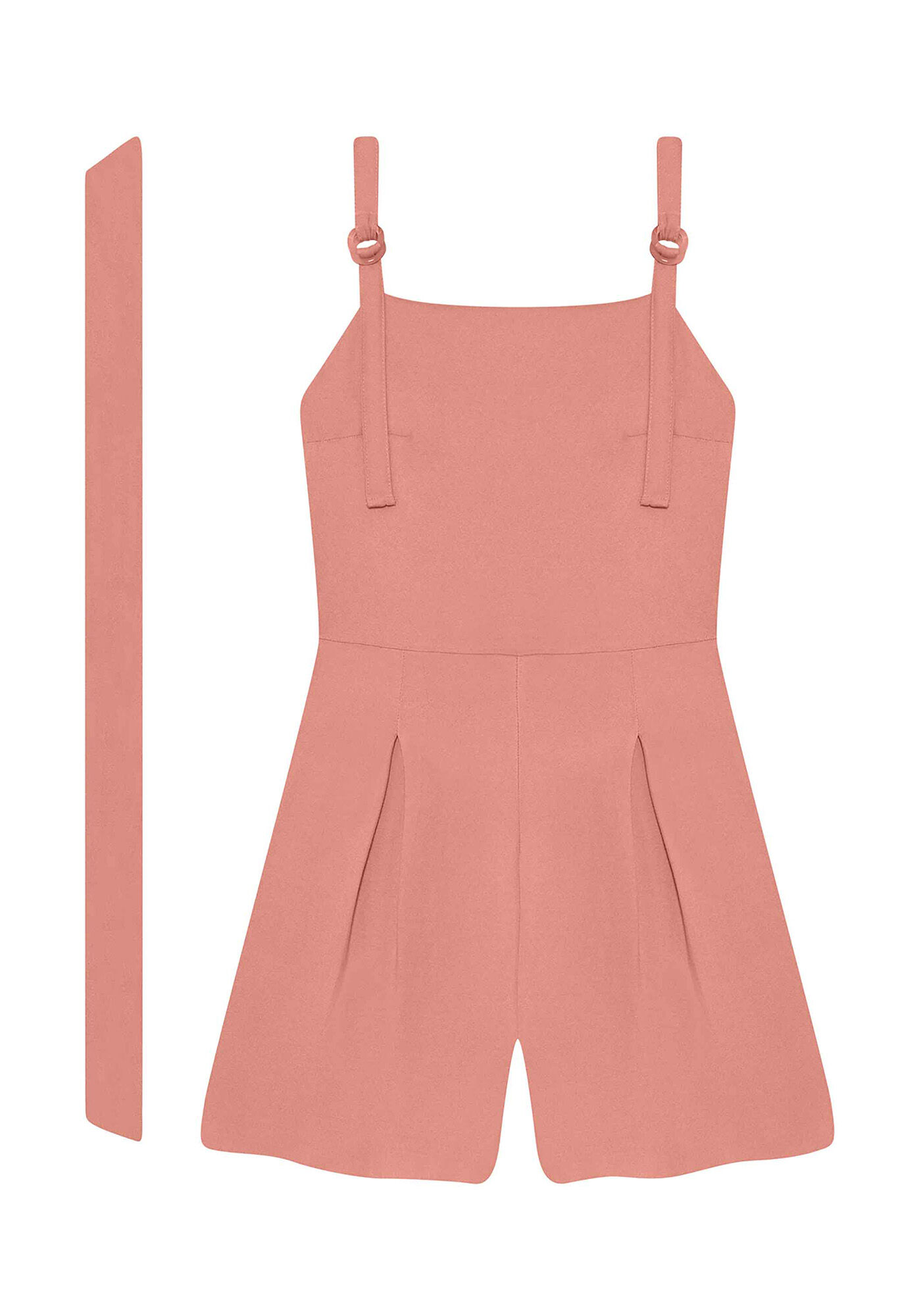 Macac&atilde;o Tecido Crepe Siena Curto, , large.