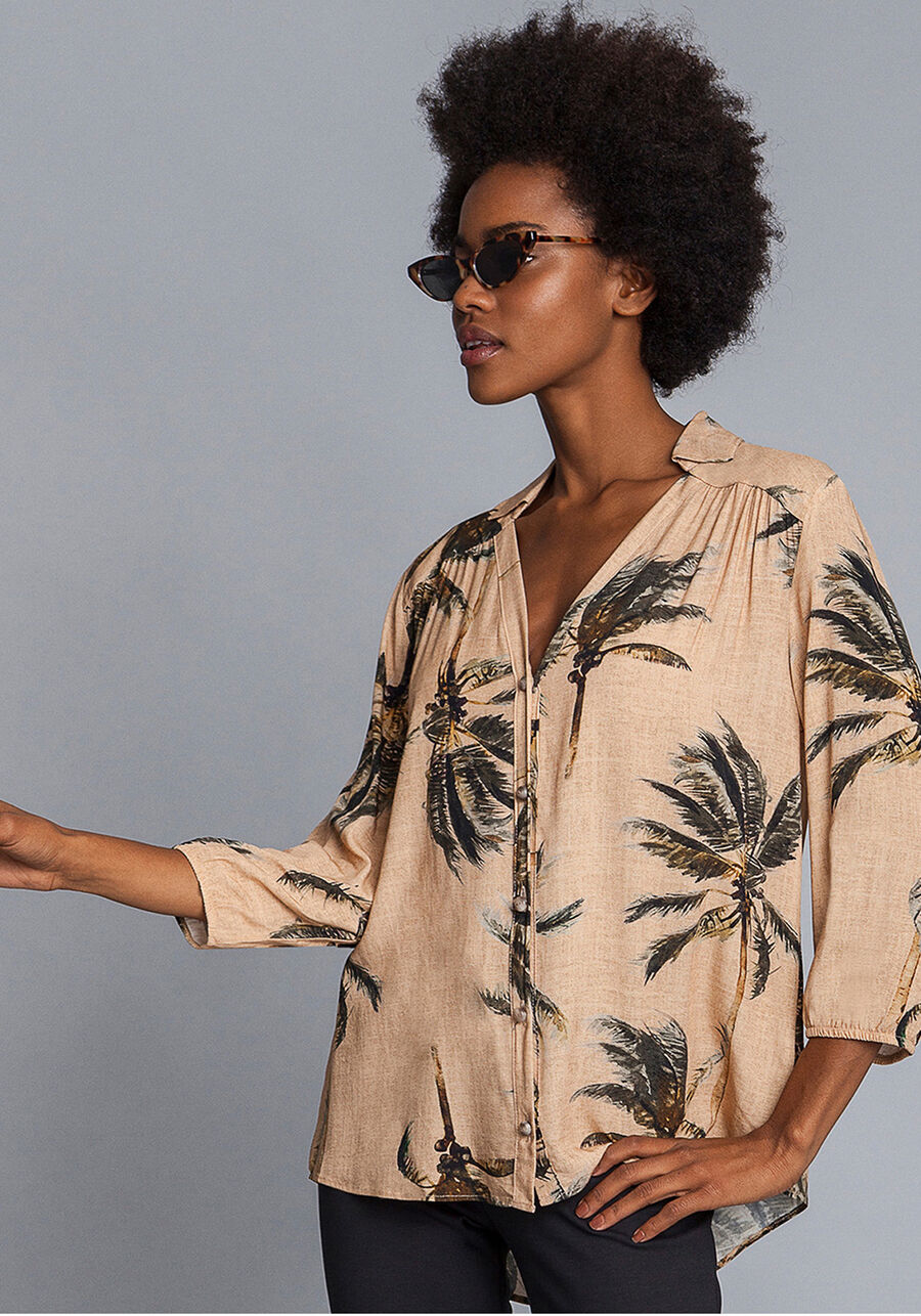 Camisa Manga 3/4 Bufante, . Camisa Manga 3/4 Bufante, , large.