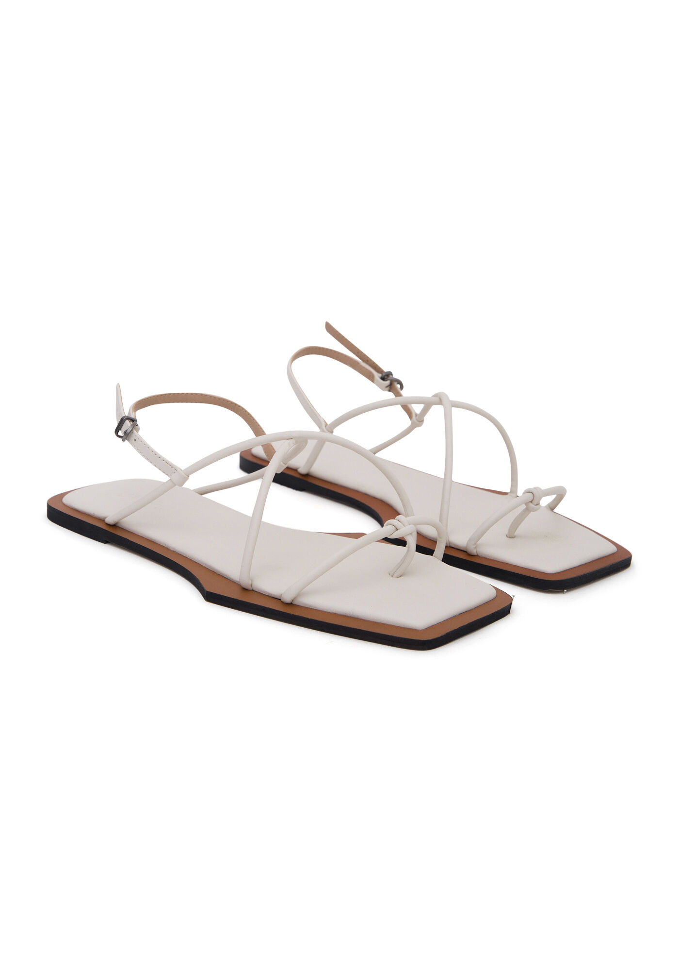 Rasteirinha outlet bico quadrado