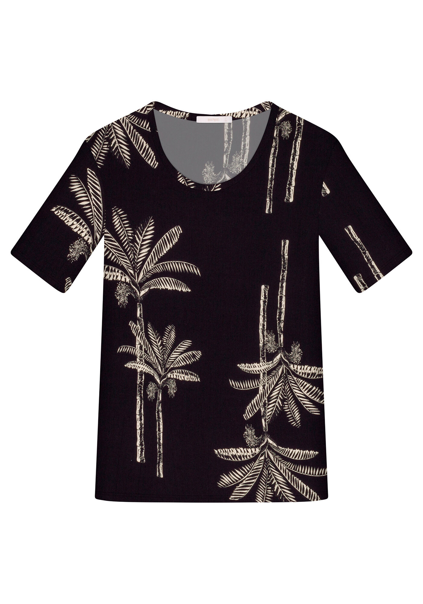 Blusa Manga Curta Estampa, , large.