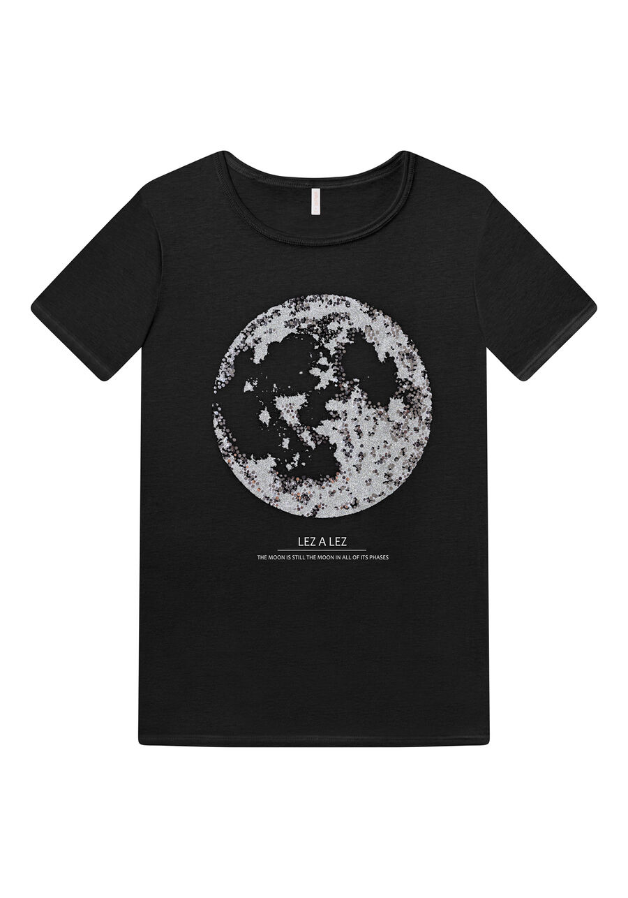 Blusa Manga Curta Estampa Lantejoulas, . Blusa Manga Curta Estampa Lantejoulas, , large.
