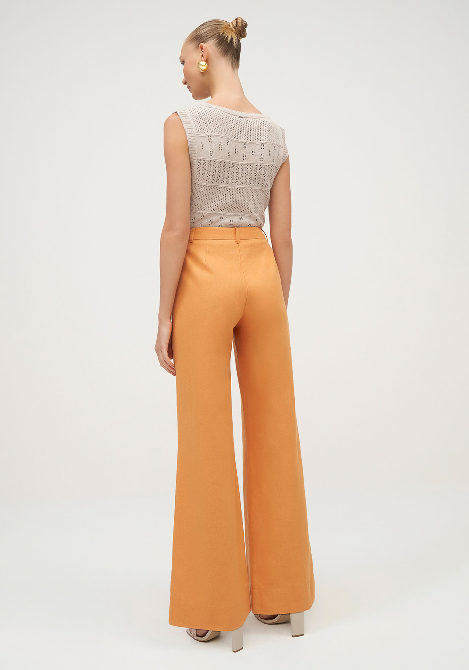 Calça Reta em Linho Alfaiataria, . Calça Reta em Linho Alfaiataria, , large.