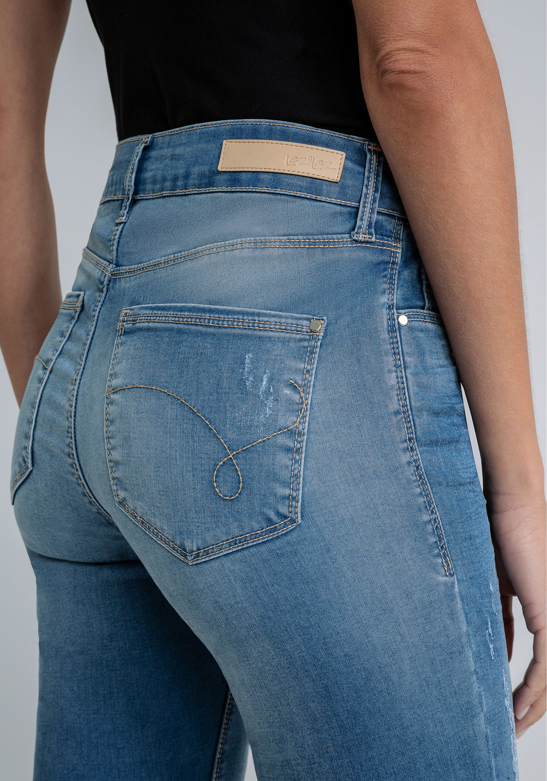 Calça Jeans Skinny Bali Elastic Denim, JEANS. Calça Jeans Skinny Bali Elastic Denim, JEANS, large.