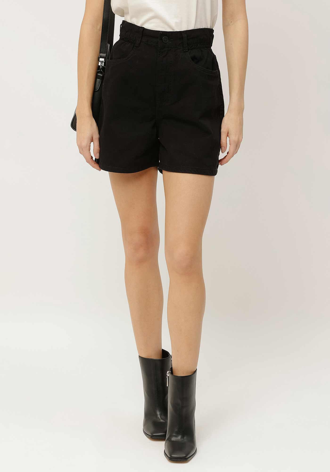 Shorts Sarja Mom com C&oacute;s Clochard, , large.