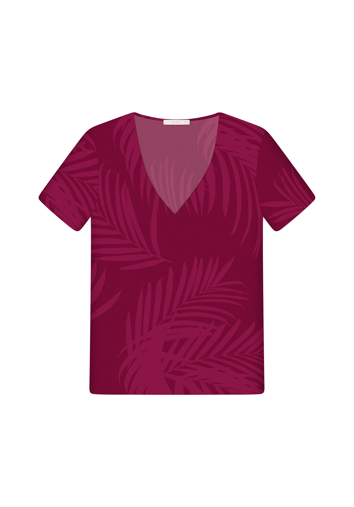 Blusa Estampada Decote V, , large.
