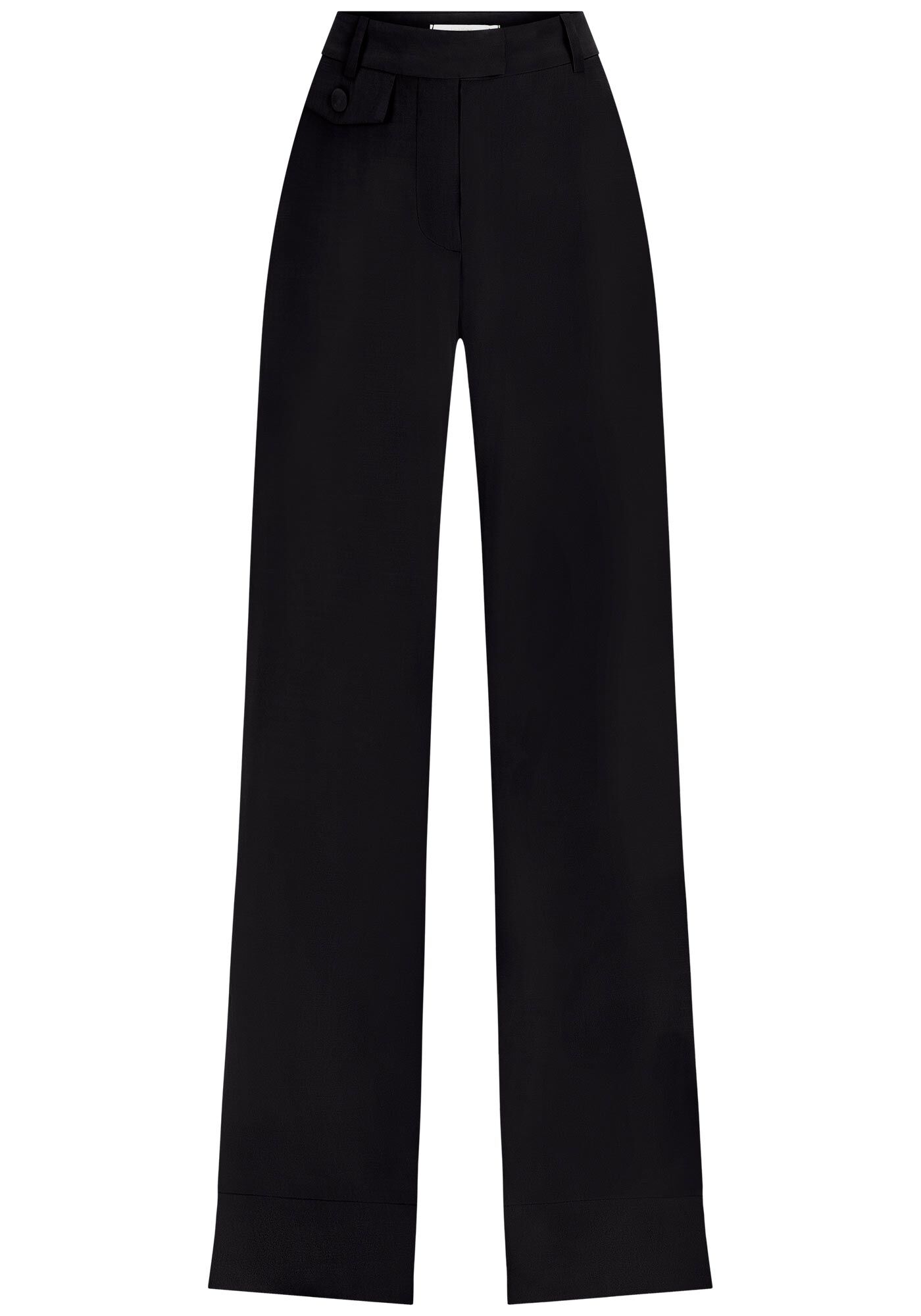 Cal&ccedil;a Wide Leg Alfaiataria com Detalhe Lapela, , large.