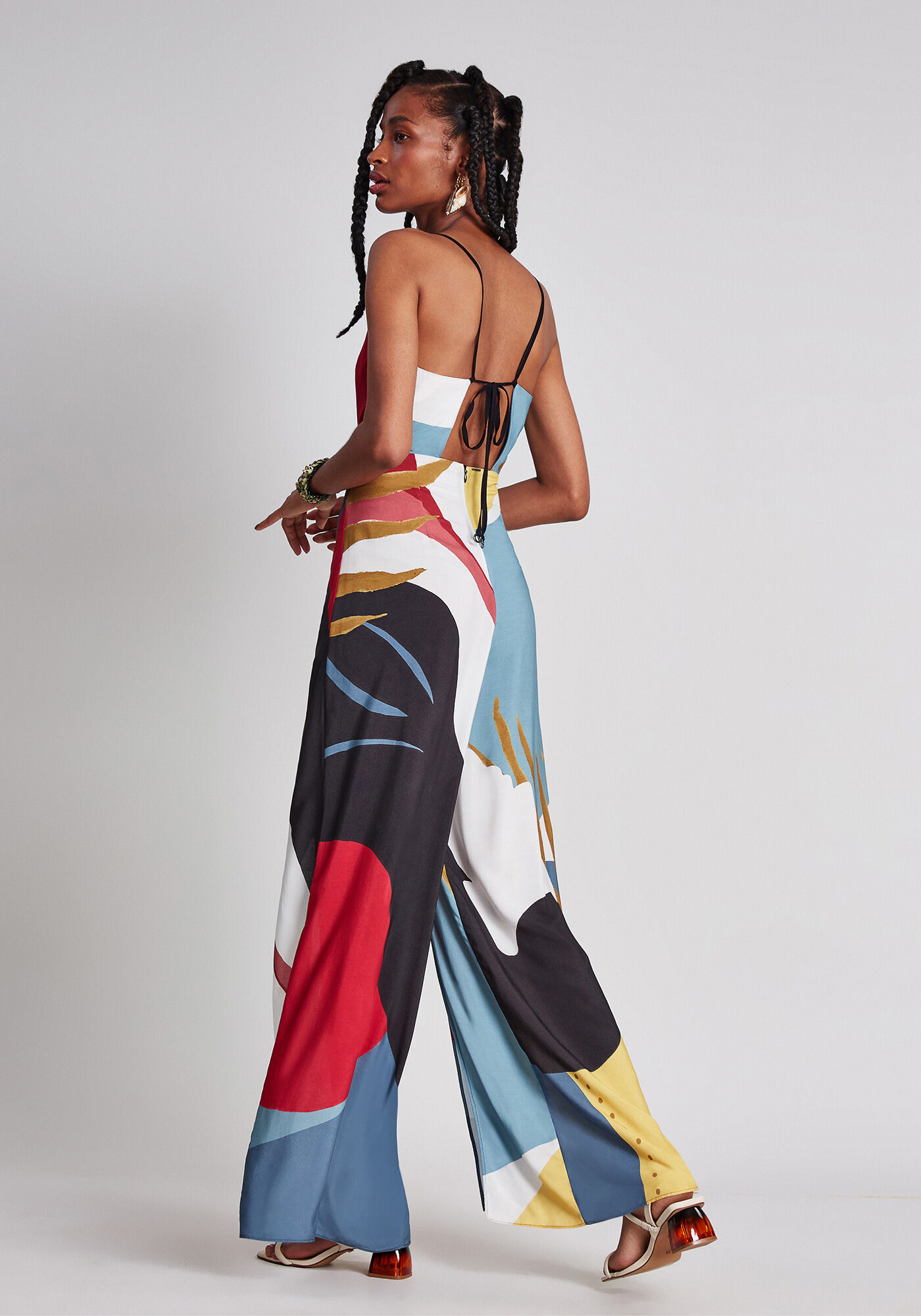 Macac&atilde;o Longo com Fenda Estampa, , large.