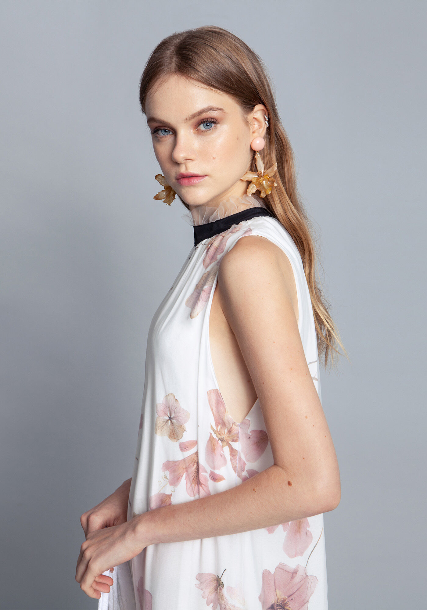 Vestido Tecido Rayon Bali/Tule Cha Eulirica, EULIRICAS, large.