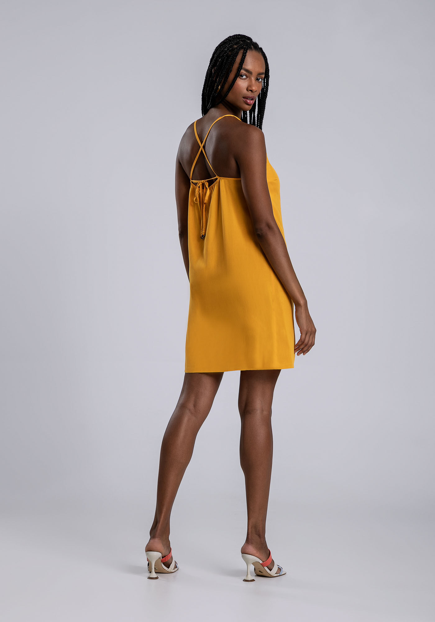 Vestido Curto Al&ccedil;as Cross Cores, , large.