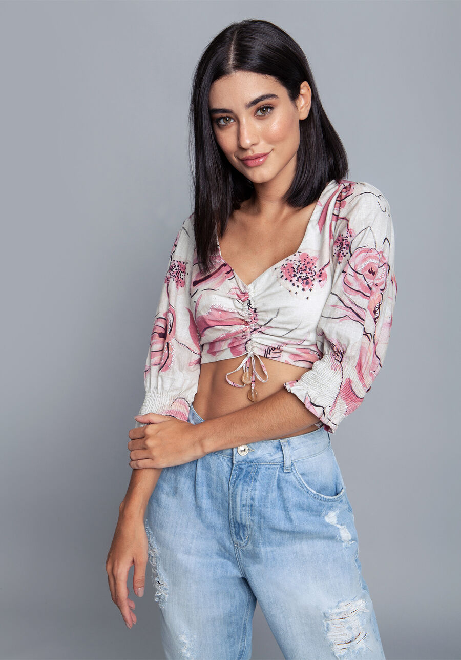 Blusa Tecido Linge Cropped, . Blusa Tecido Linge Cropped, , large.