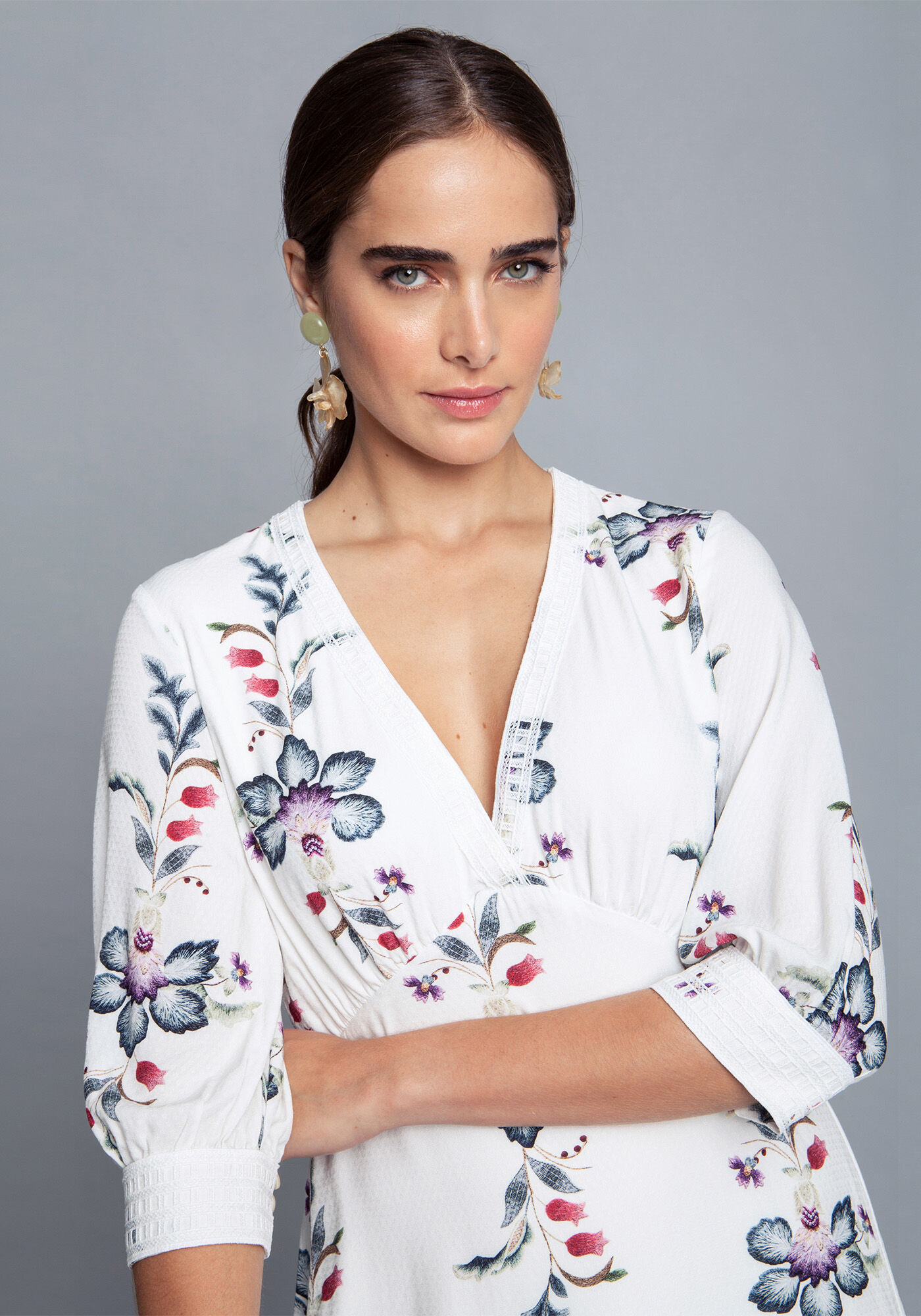 Vestido Tecido Rayon Stars Curto, , large.