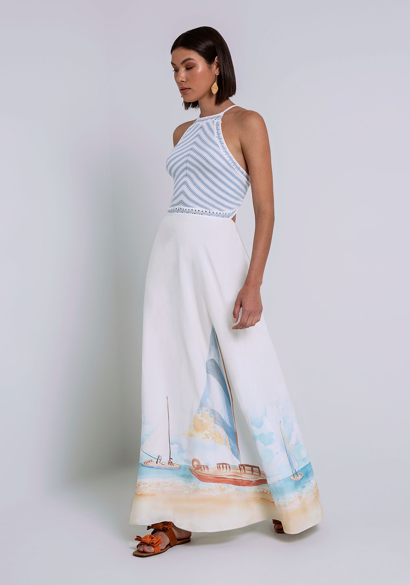 Vestido cheap longo lezalez
