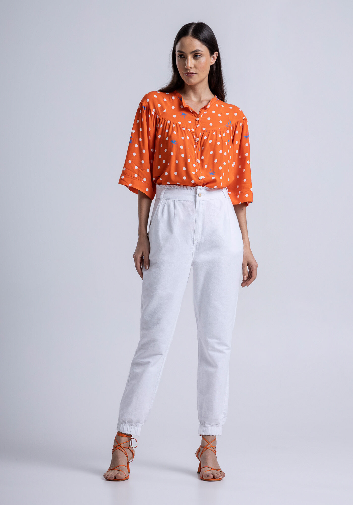 Cal&ccedil;a Sarja Jogging com Cintura Super Alta, , large.