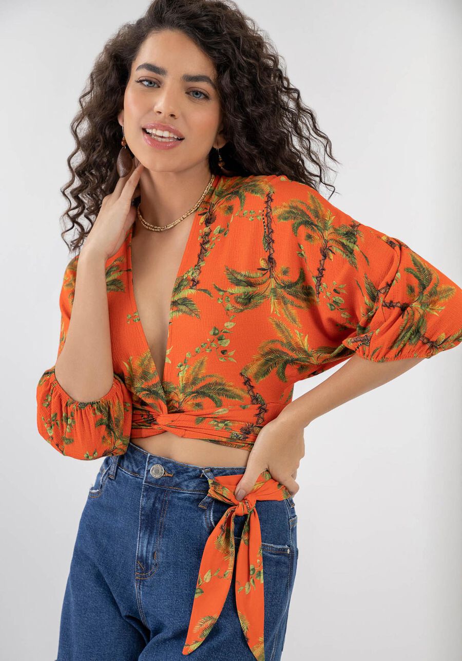 Bermuda Jeans Boyfriend Sustentável com Lenço, JEANS. Bermuda Jeans Boyfriend Sustentável com Lenço, JEANS, large.