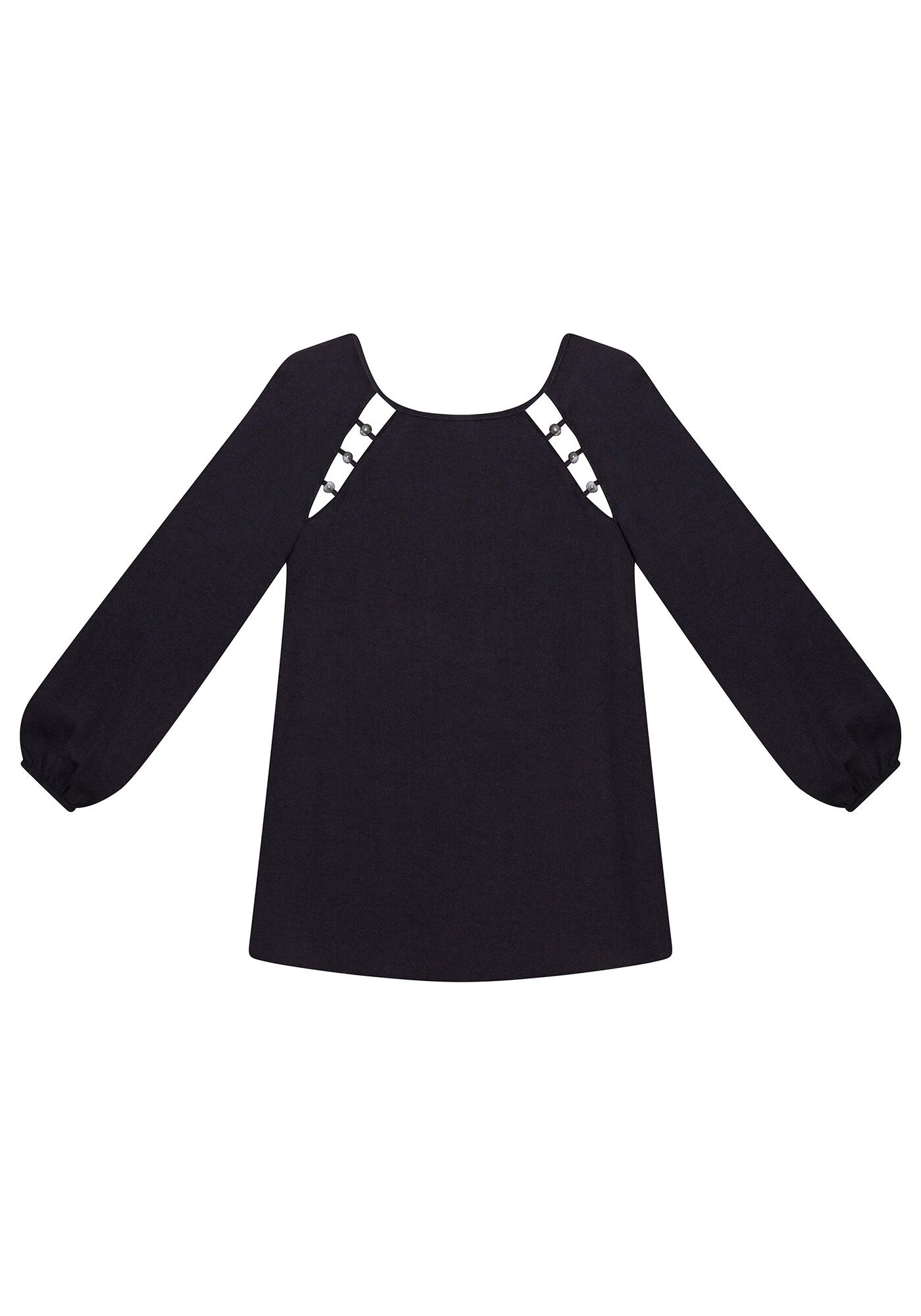 Blusa Manga 3/4 Recorte, , large.