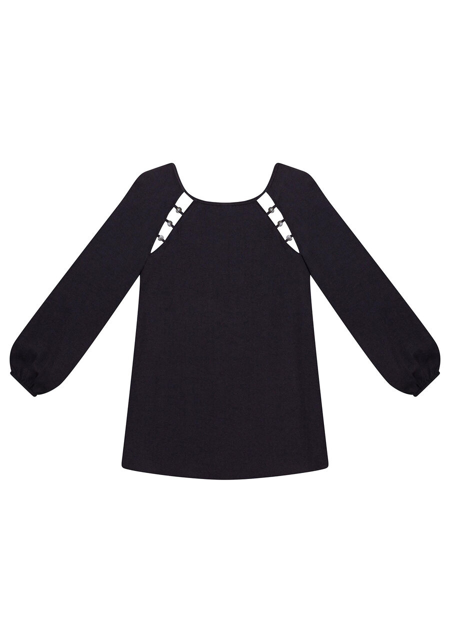 Blusa Manga 3/4 Recorte, . Blusa Manga 3/4 Recorte, , large.
