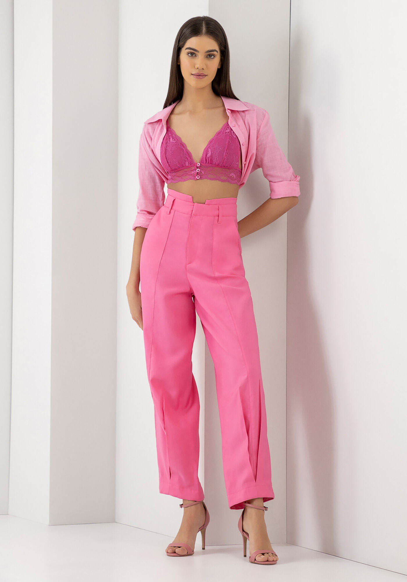 Top Renda com Bojo Remov&iacute;vel, ROSA PINK BOOM, large.