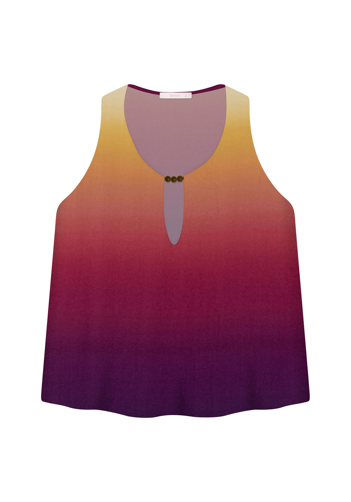 Blusa Detalhe Decote Estampa, , large.