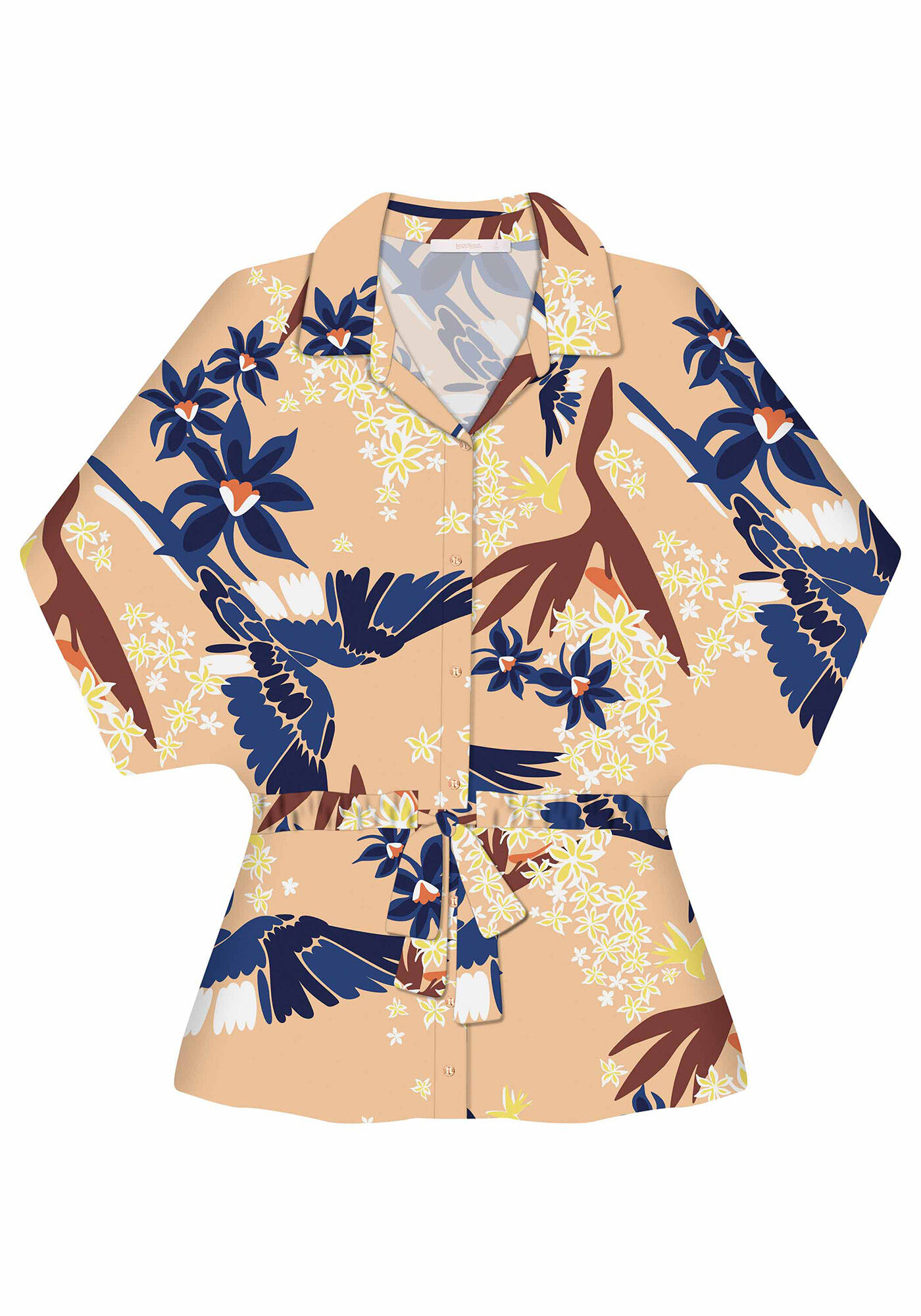 Camisa Amarra&ccedil;&atilde;o Estampa, , large.