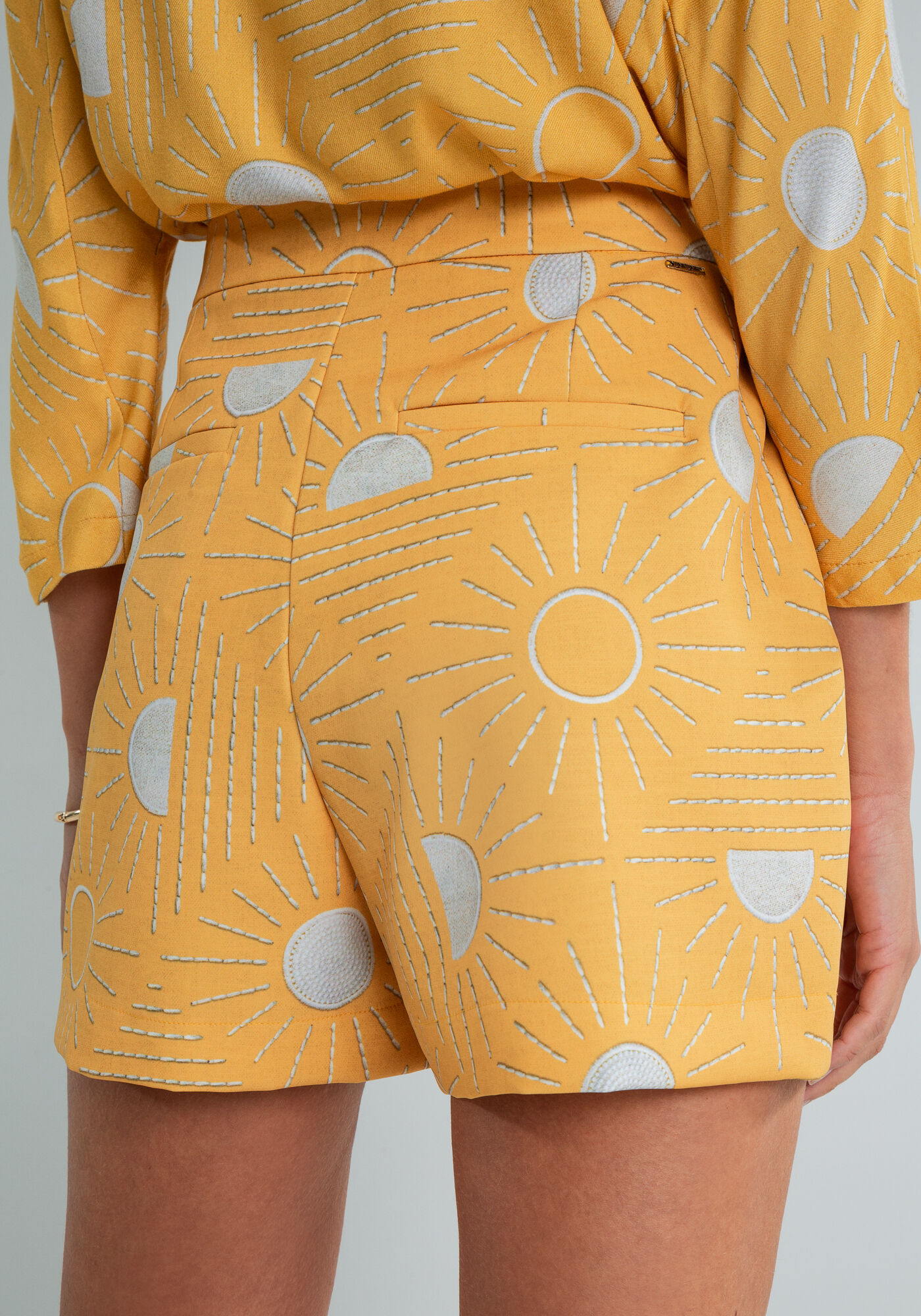 Shorts Cintura M&eacute;dia Estampa, , large.