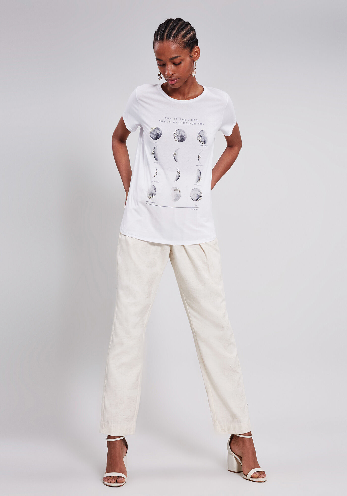 Blusa Estampa e P&eacute;rolas, , large.