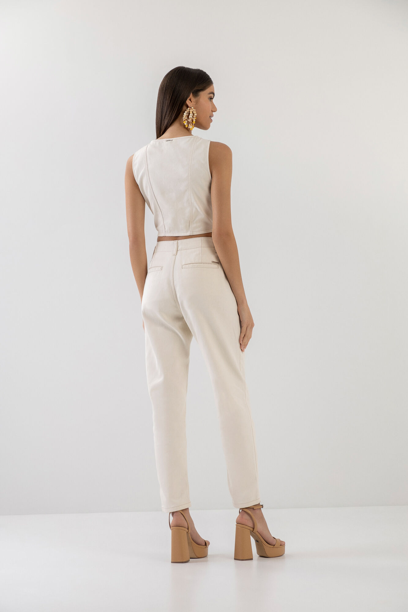 Cal&ccedil;a Sarja Carrot com Detalhe C&oacute;s, , large.