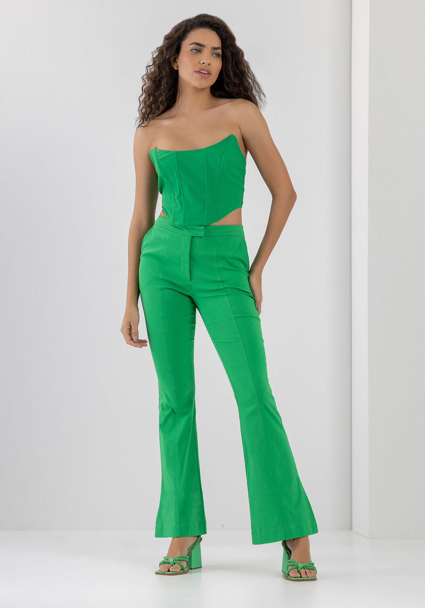 Blusa Corset Cropped Sem Al&ccedil;as, , large.