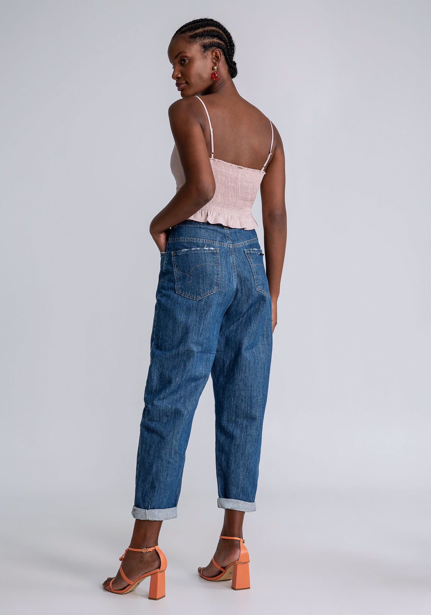 Blusa com Al&ccedil;as Cropped Piercing, ROSA, large.