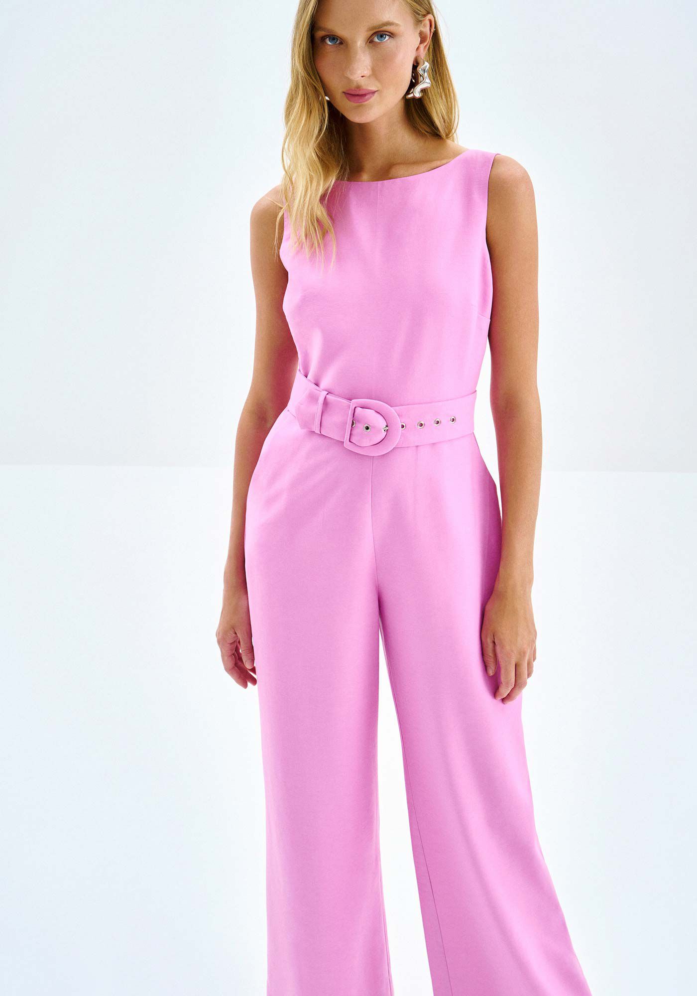 Macac&atilde;o Longo Wide Leg com Cinto, VIOLETA TWIGG, large.