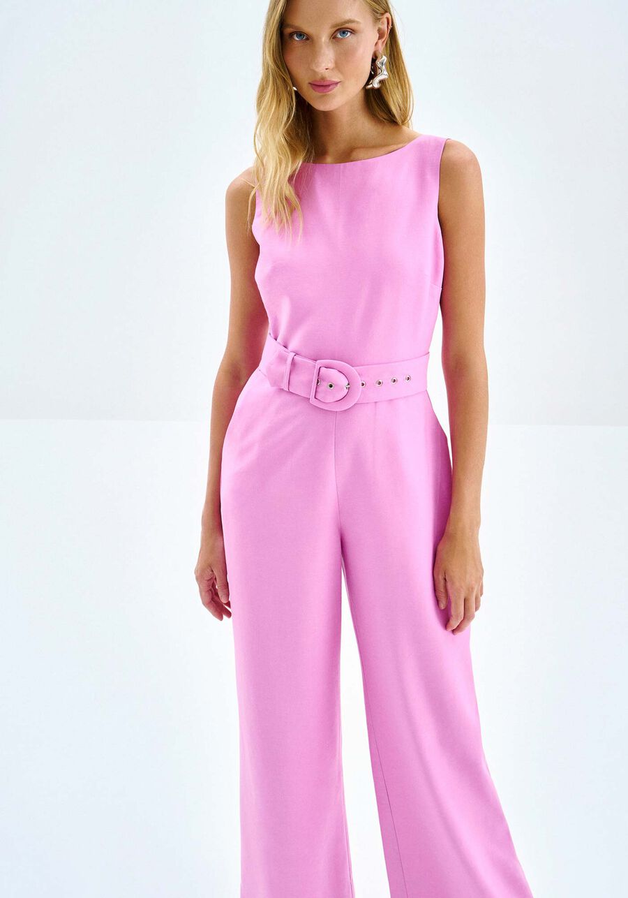 Macacão Longo Wide Leg com Cinto, VIOLETA TWIGG. Macacão Longo Wide Leg com Cinto, VIOLETA TWIGG, large.
