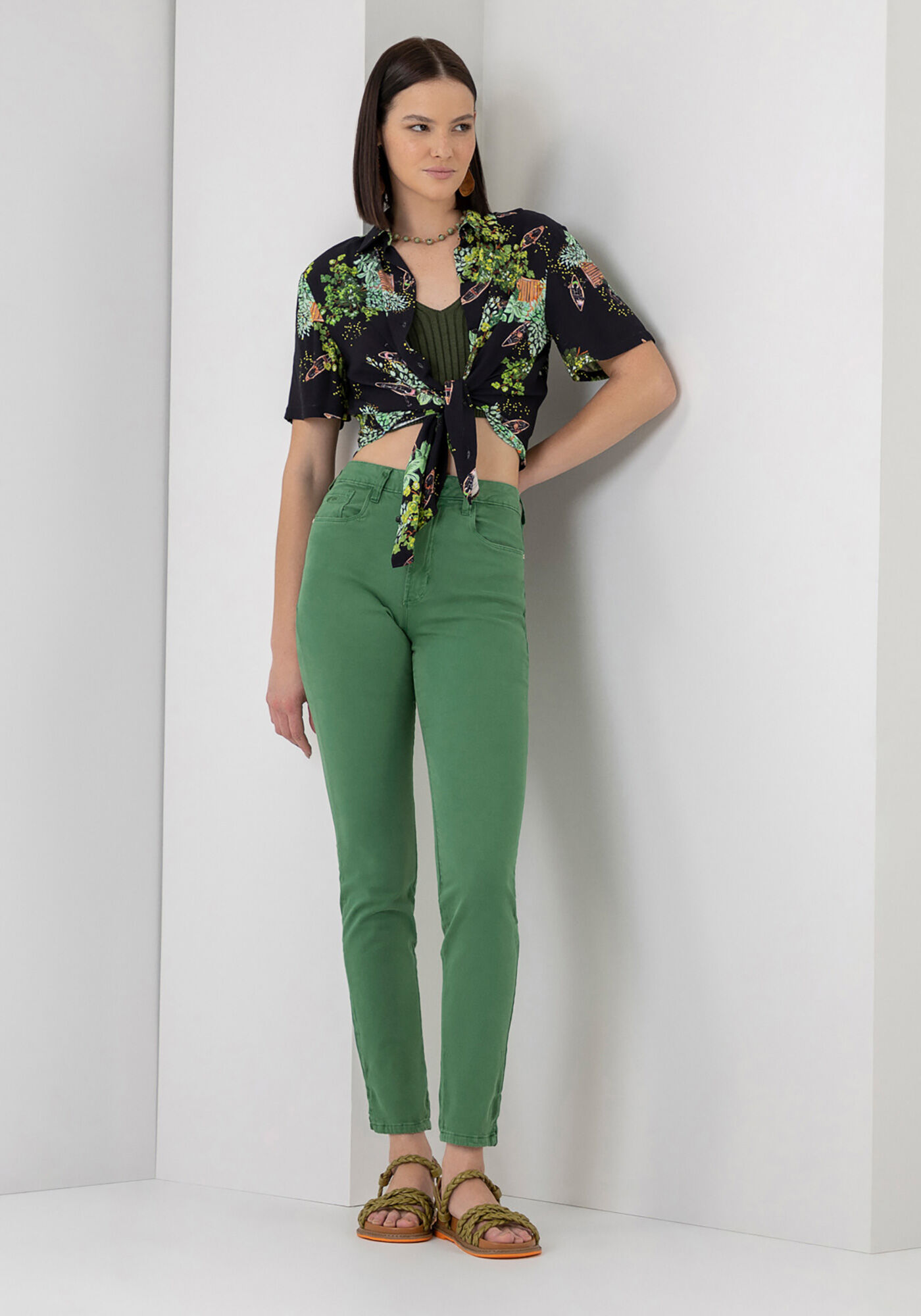Calça best sale sarja skinny