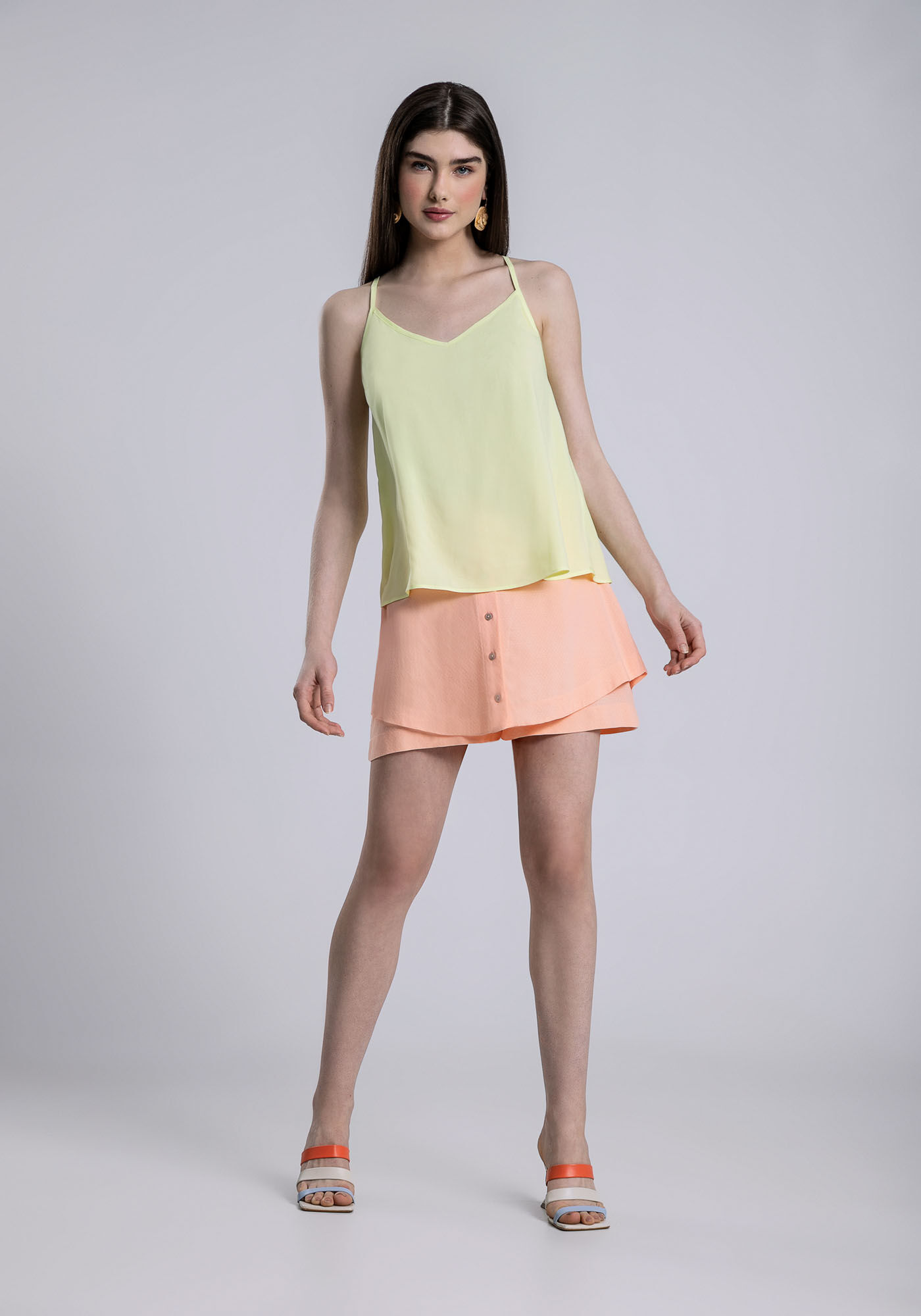 Blusa Rayon Bali Costas Nadador Cores, , large.