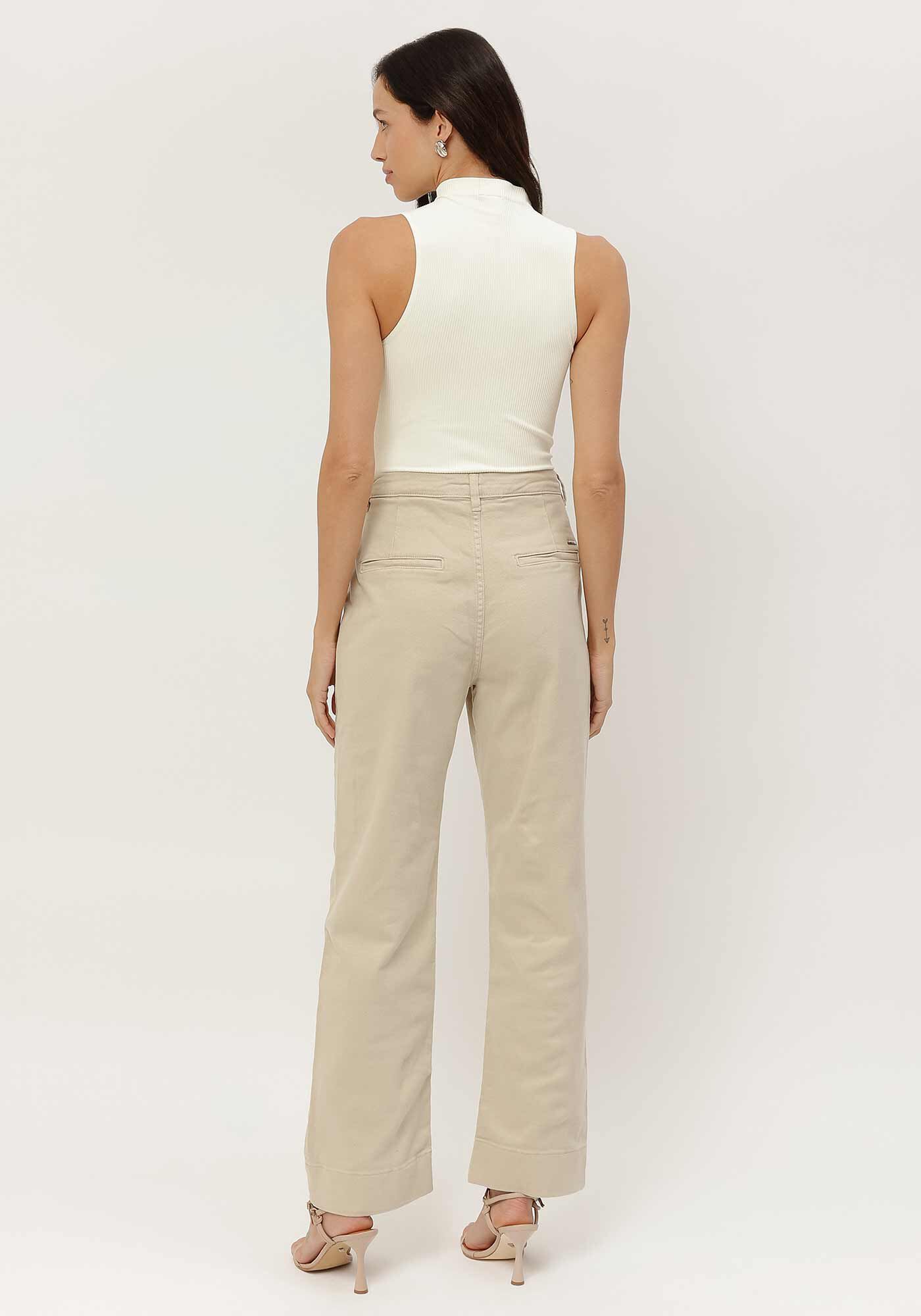 Regata Canelada Basic com Gola Alta, , large.