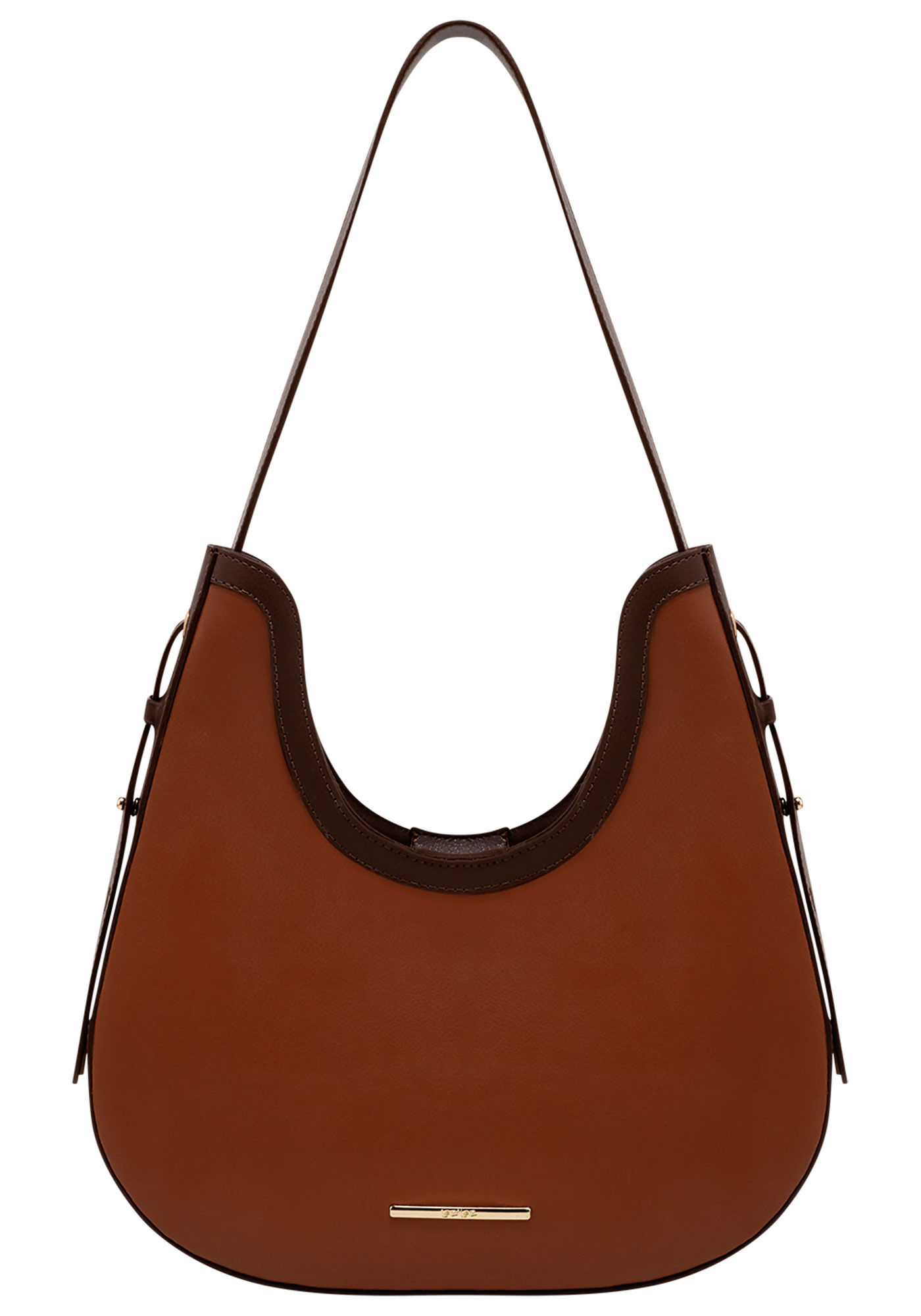 Bolsa Hobo M&eacute;dia Bicolor, , large.