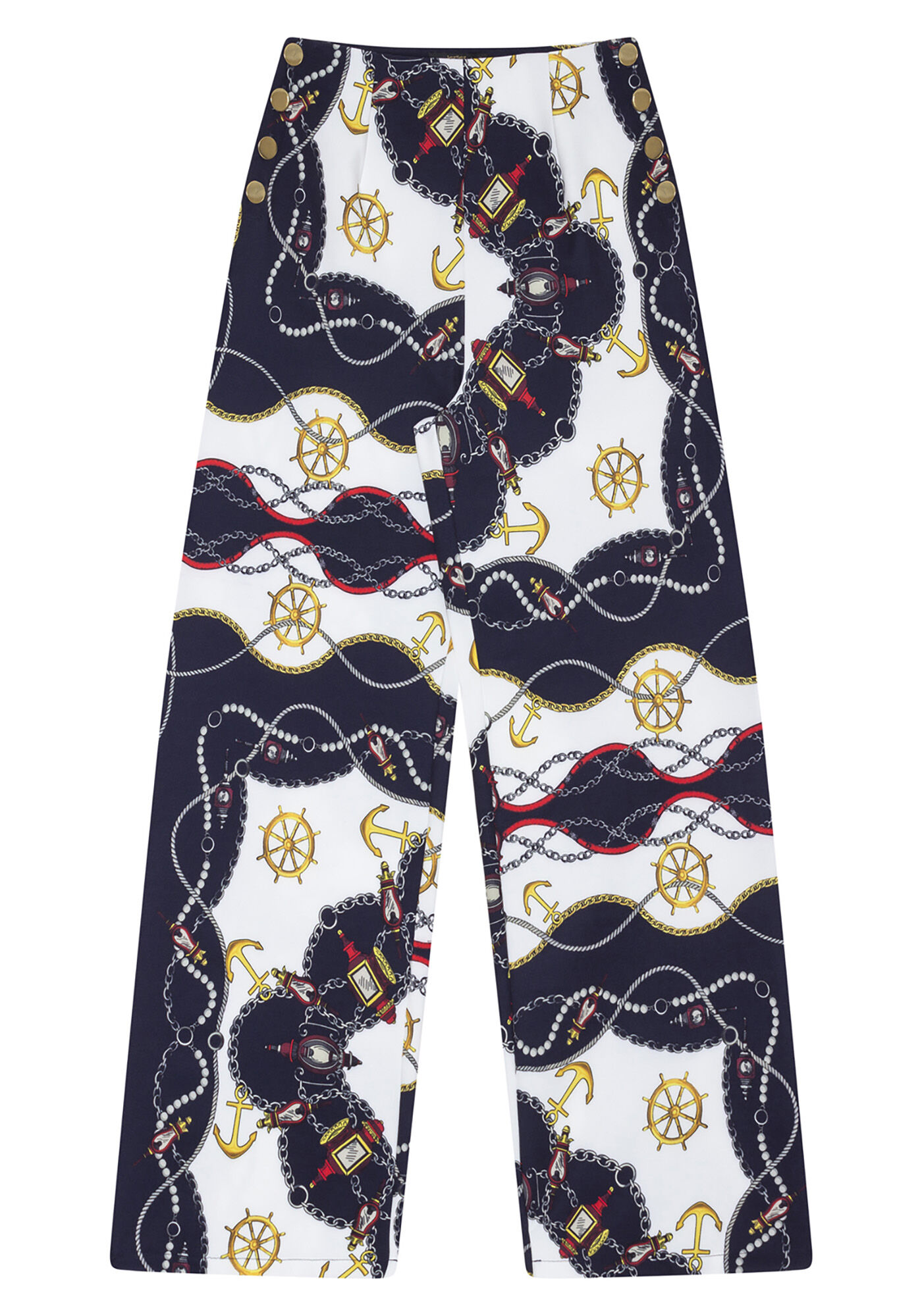 Cal&ccedil;a Pantalona Estampada Tecido, , large.