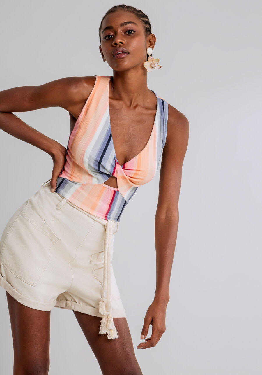 Blusa Malha Canelado Wave Cropped, . Blusa Malha Canelado Wave Cropped, , large.