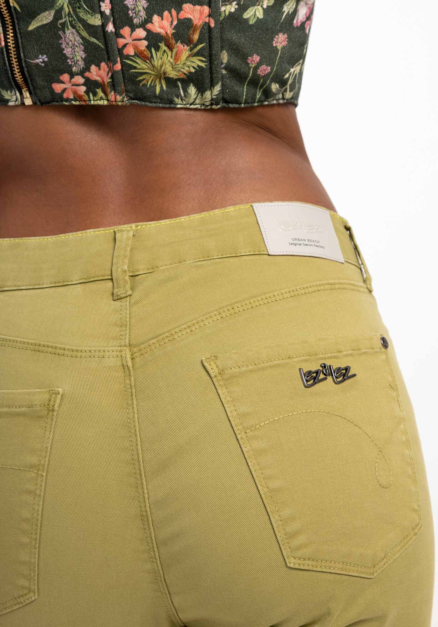 Cal&ccedil;a Sarja Skinny Cropped com Cintura Super Alta, , large.