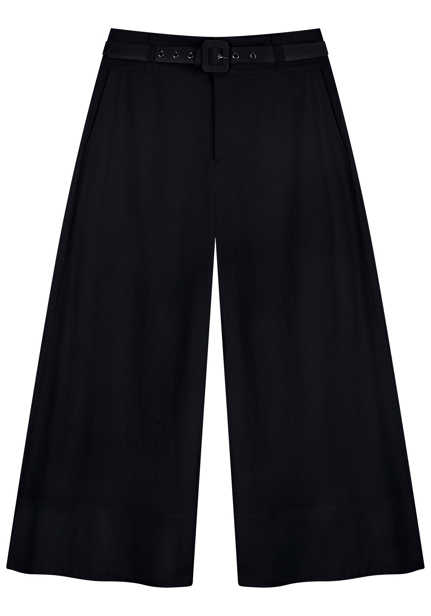 Cal&ccedil;a Pantacourt em Linho, , large.