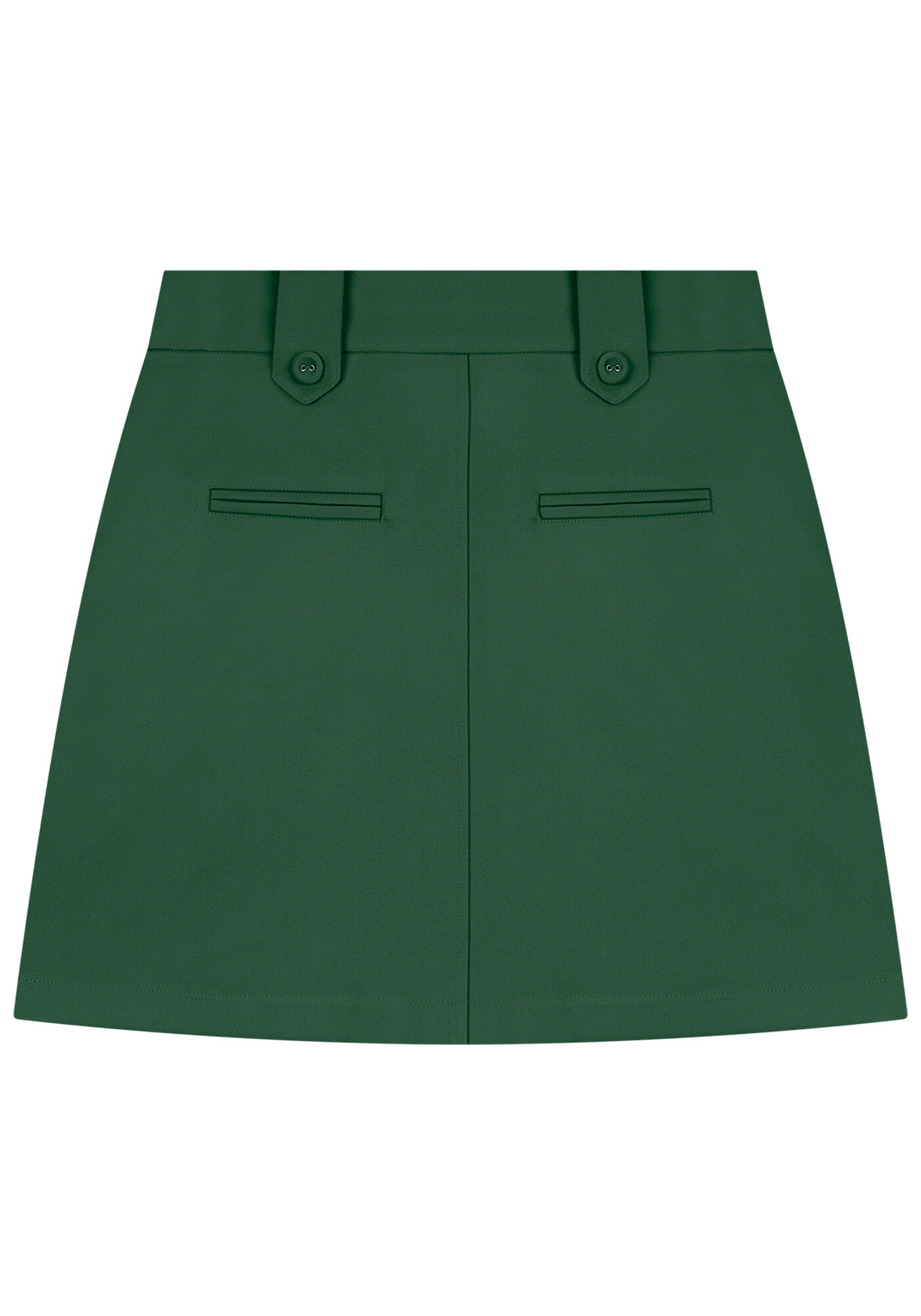 Saia Curta Cintura Alta Alfaiataria, , large.